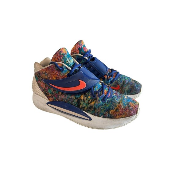 Nike Air KD 14 Kevin Durant Psychedelic Royal Blue CW3935-400 Mens Size 8.5 - Picture 4 of 13